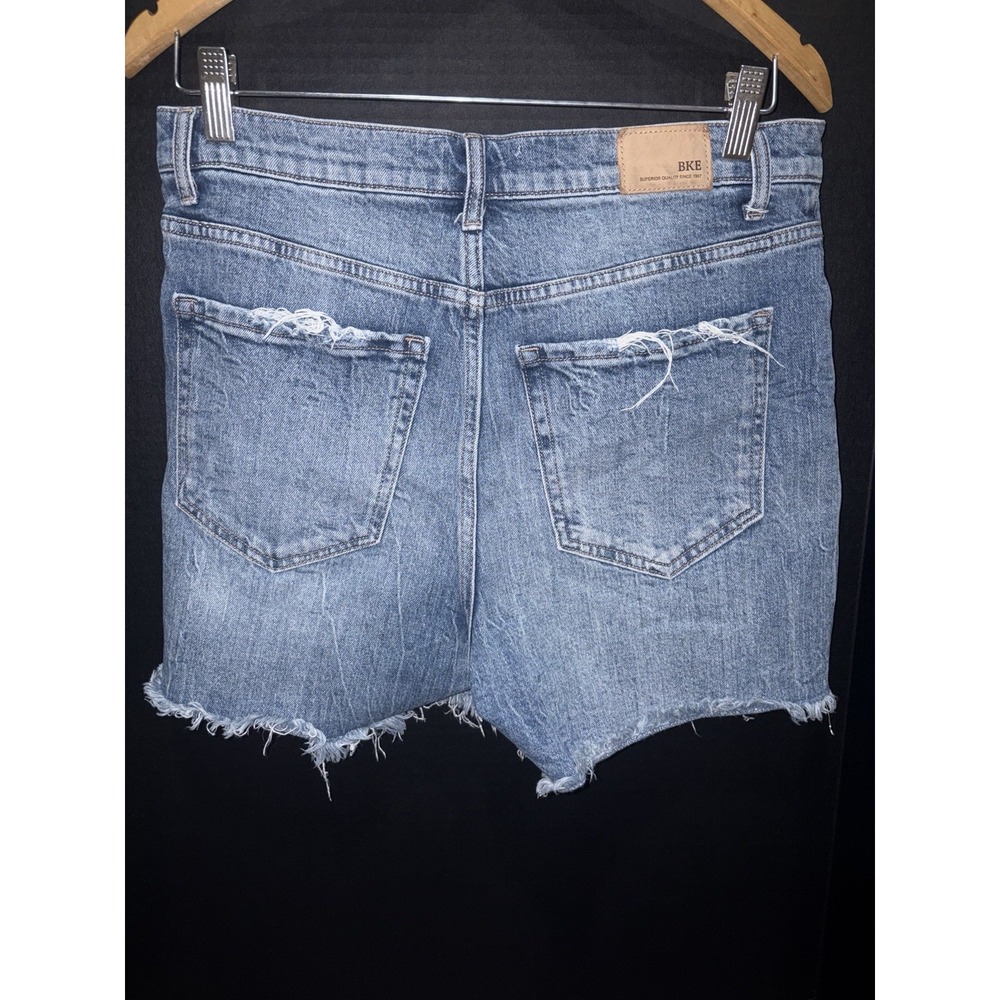 Buckle BKE Denim Parker HighRise Distressed CutOff Jean Shorts Womens 28 - Picture 2 of 7